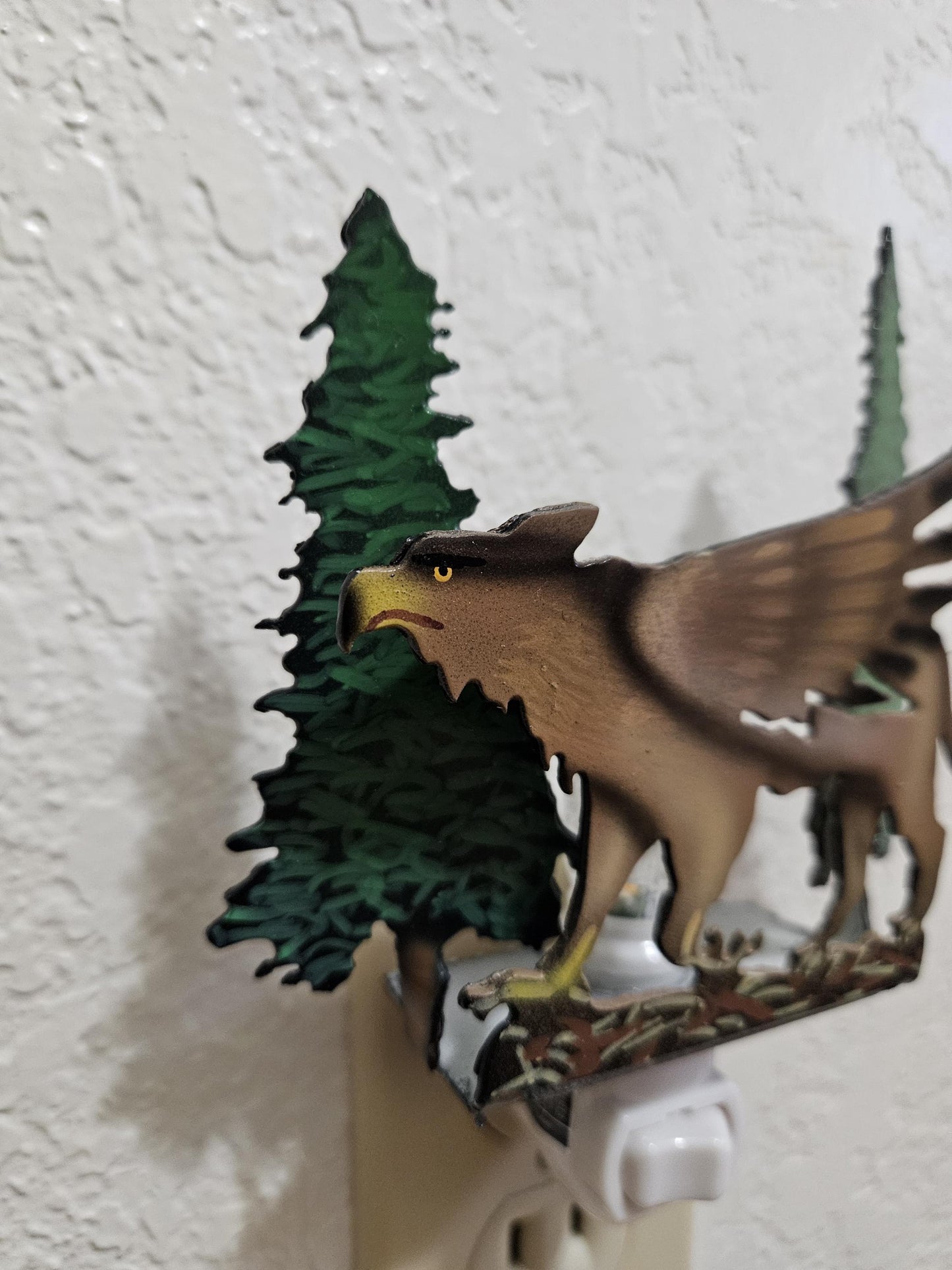 Griffin amongst the Trees- made from durable, hand-painted steel