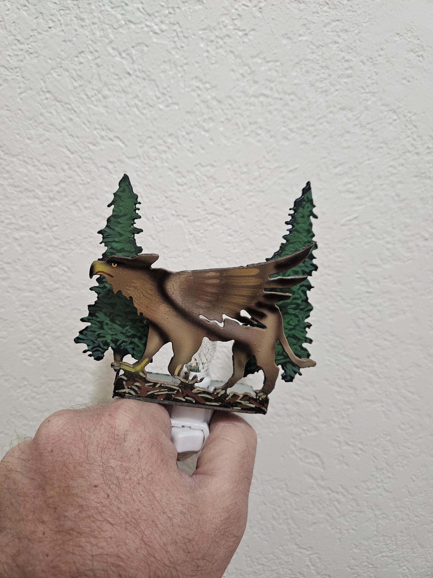 Griffin amongst the Trees- made from durable, hand-painted steel